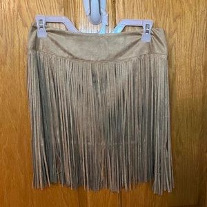 Shake it Fringed Skirt